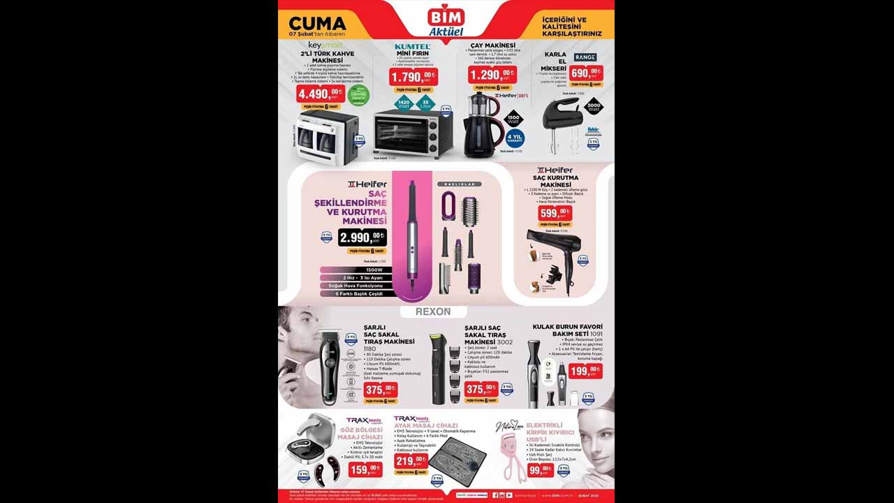 Foto - Fırsat üstüne fırsat! BİM’de 7 Şubat indirimli ürünler açıklandı