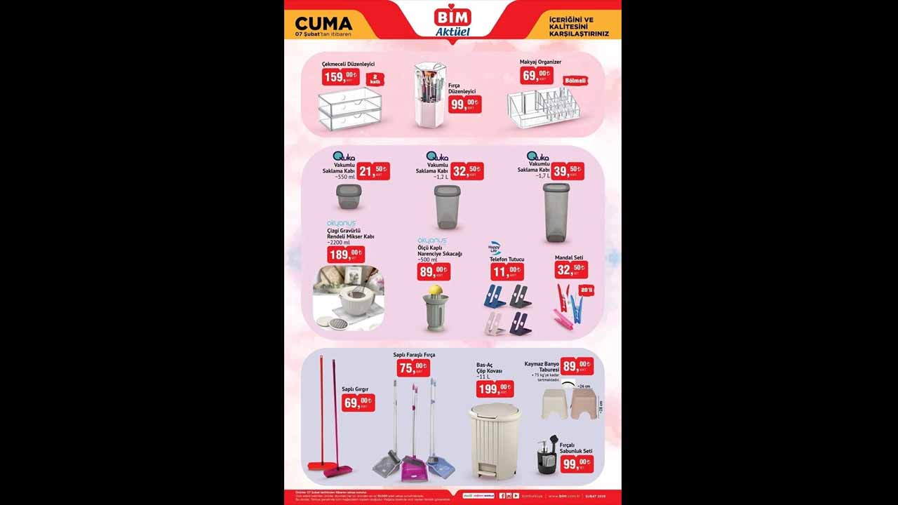 Foto - Fırsat üstüne fırsat! BİM’de 7 Şubat indirimli ürünler açıklandı