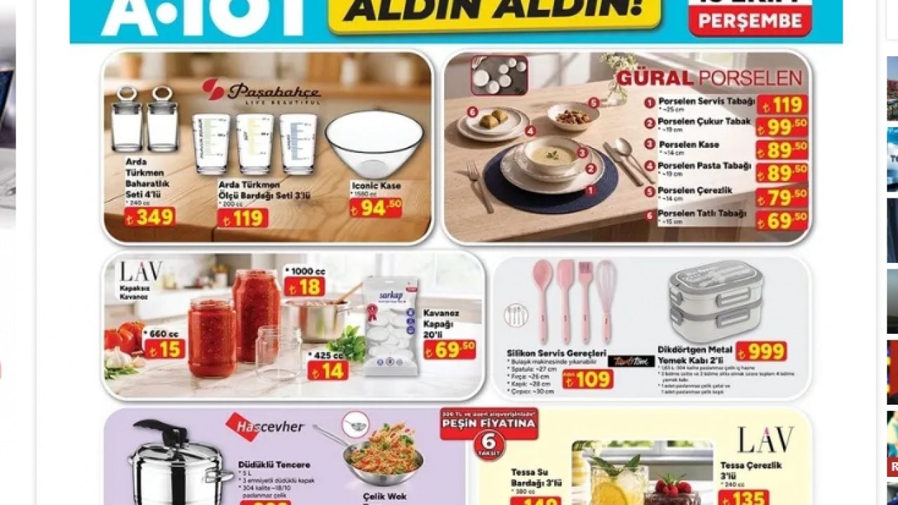 Foto - Fırsatlar listesi yayınlandı: A101'den indirim rüzgarı