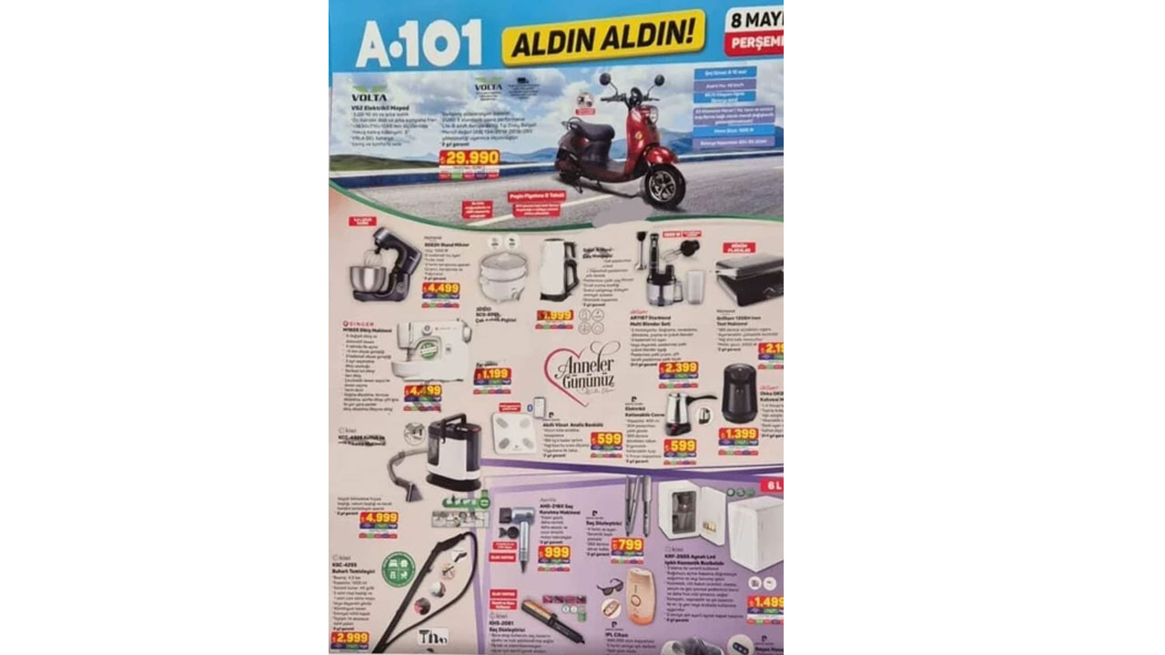 Foto - Fırsatlar rüzgarı açıklandı! A101’de 8 Mayıs 2025 aktüel indirimleri belli oldu