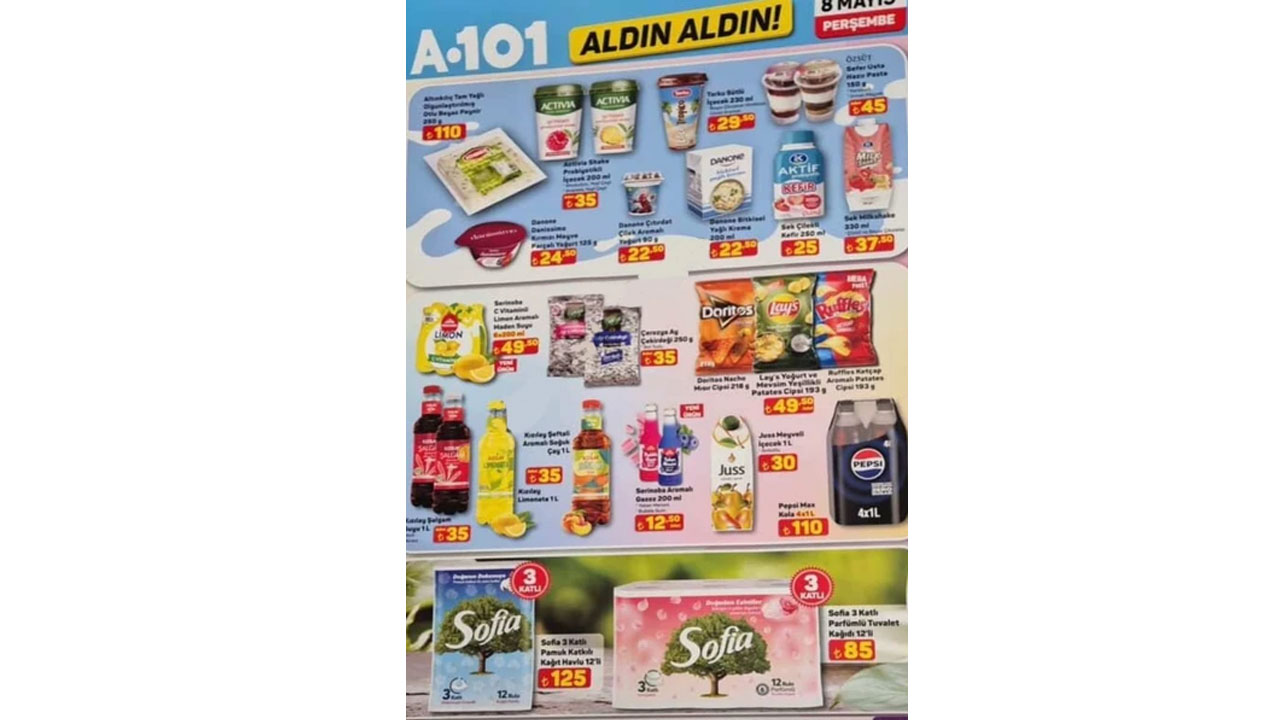 Foto - Fırsatlar rüzgarı açıklandı! A101’de 8 Mayıs 2025 aktüel indirimleri belli oldu