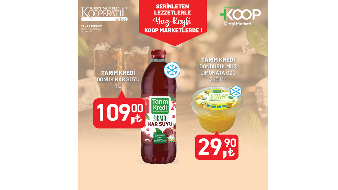 Foto - Fırsatlar rüzgarı başladı! Tarım Kredi'de 24-28 Temmuz 2025 indirimleri belli oldu