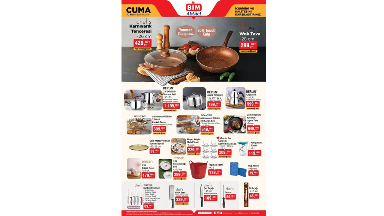 Foto - Fırsatlar rüzgarı başlıyor! BİM 30 Mayıs 2025 indirimleri bomba gibi geldi