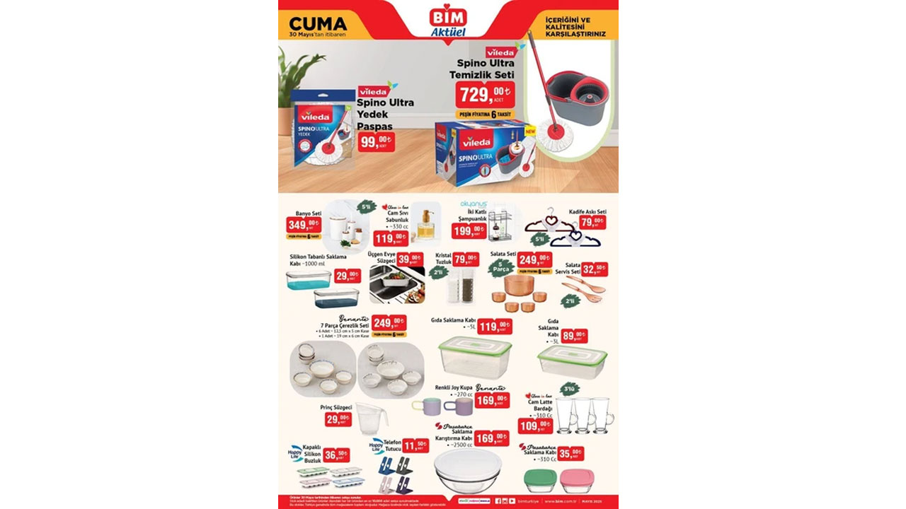 Foto - Fırsatlar rüzgarı başlıyor! BİM 30 Mayıs 2025 indirimleri bomba gibi geldi