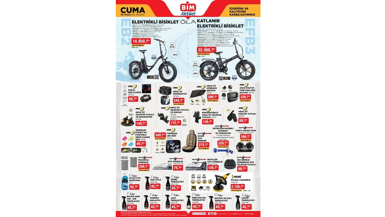 Foto - Fırsatlar rüzgarı başlıyor! BİM 30 Mayıs 2025 indirimleri bomba gibi geldi