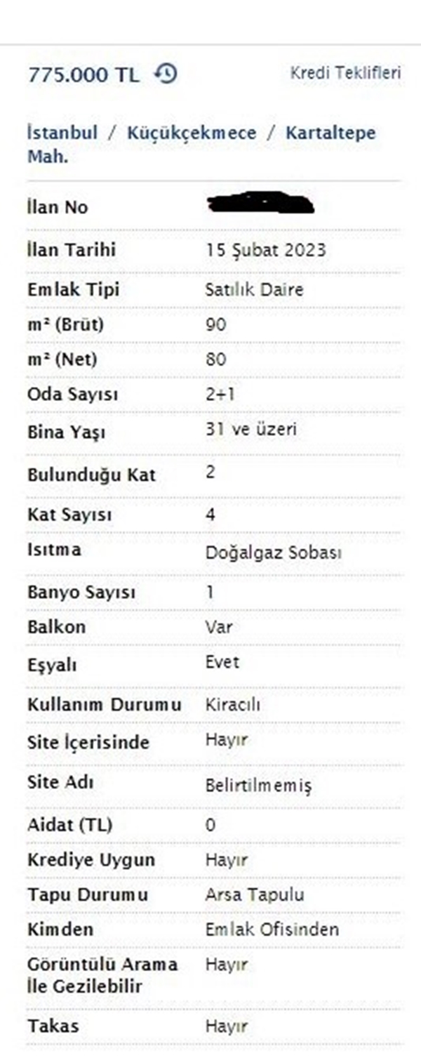 Foto - Fiyatları görenler donup kalıyor: İstanbul'da ev fiyatına adeta mezar
