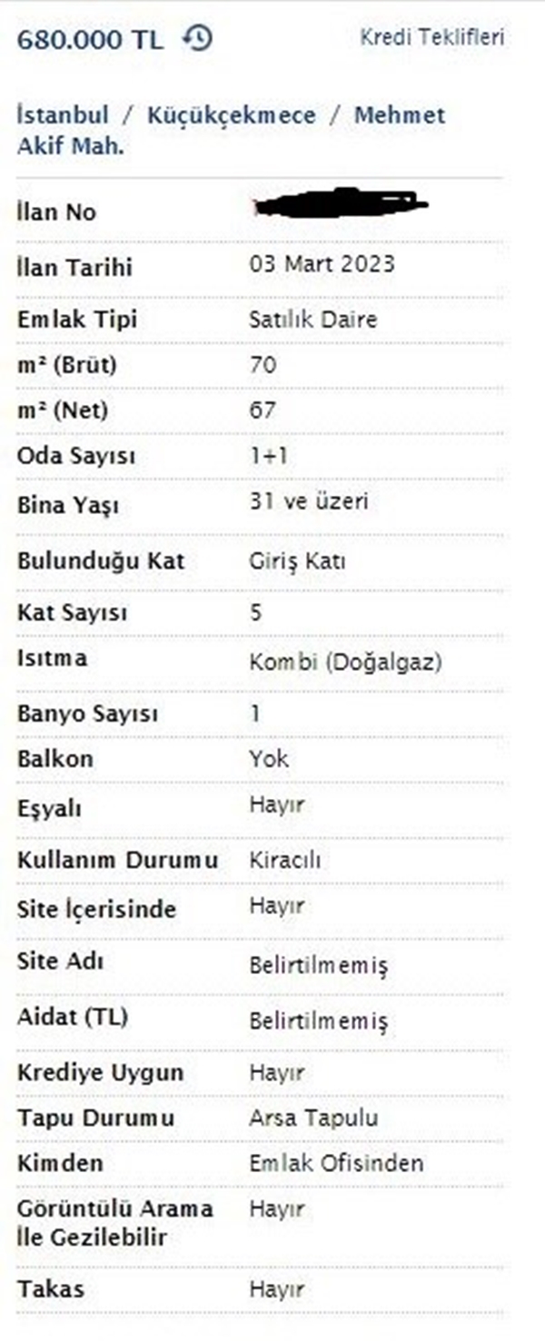 Foto - Fiyatları görenler donup kalıyor: İstanbul'da ev fiyatına adeta mezar