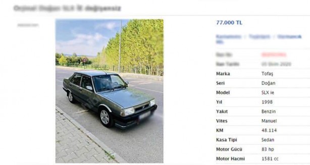 Foto - Fiyatları görenler şoke oldu! 20 yaşında büyük araçlar...