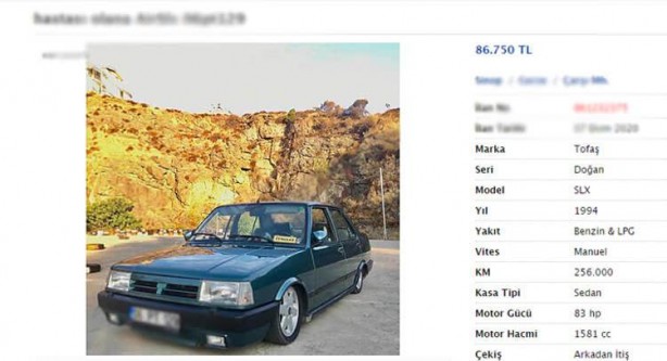 Foto - Fiyatları görenler şoke oldu! 20 yaşında büyük araçlar...