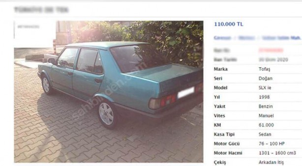 Foto - Fiyatları görenler şoke oldu! 20 yaşında büyük araçlar...