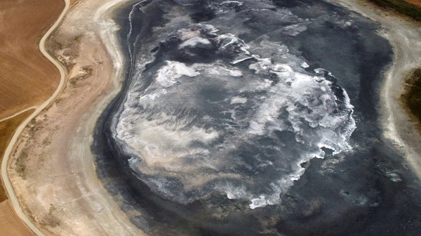 Foto - Flamingolara ev sahipliği yapıyordu! O gölün son hali yürek burktu