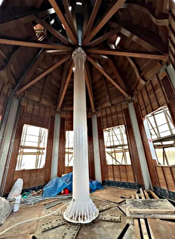 Foto - Fotoğraflar geldi! Kız Kulesi'nde kubbe ahşap imalatları tamamlandı... İşte son görüntü...