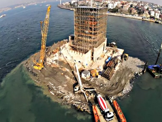 Foto - Fotoğraflar geldi! Kız Kulesi'nde kubbe ahşap imalatları tamamlandı... İşte son görüntü...
