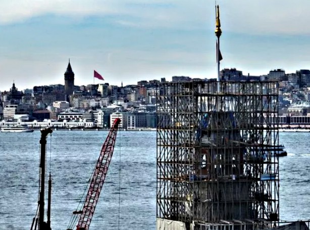 Foto - Fotoğraflar geldi! Kız Kulesi'nde kubbe ahşap imalatları tamamlandı... İşte son görüntü...