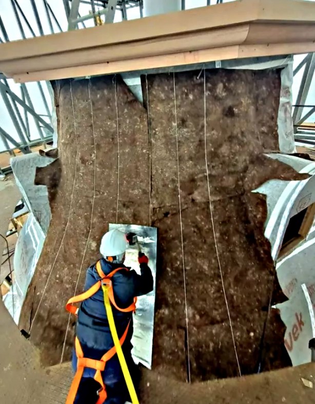 Foto - Fotoğraflar geldi! Kız Kulesi'nde kubbe ahşap imalatları tamamlandı... İşte son görüntü...