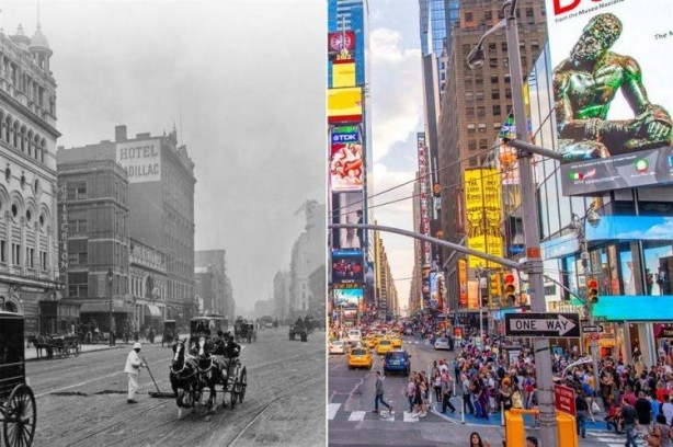 Foto - Fotoğraflarla tarihi değişim! Eskiden böyleydi şimdi böyle oldu