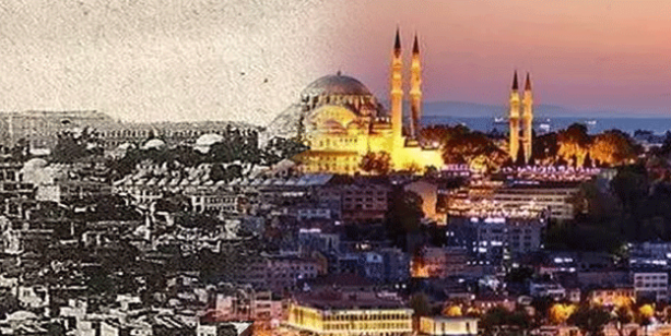 Fotoğraflarla tarihi değişim! Eskiden böyleydi şimdi böyle oldu