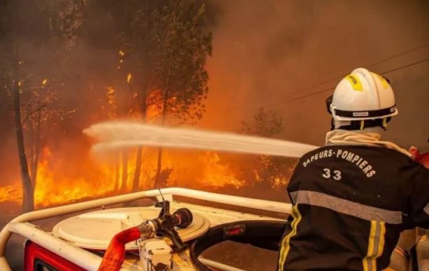 Foto - Fransa cayır cayır yanıyor! Yangın günlerdir söndürülemiyor