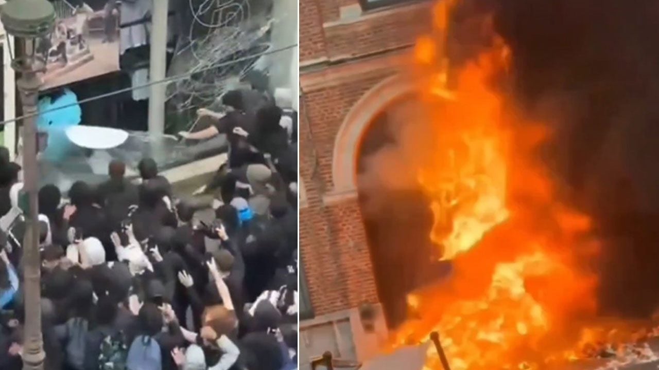 Foto - Fransa’da işler iyice zıvanadan çıktı: Binden fazla okul eylemde, 5 bin kişi gözaltında!