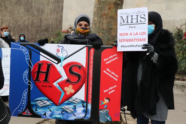 Foto - Fransa'da fişlenen Müslümanlar İslam düşmanlığına karşı meydanlara indi