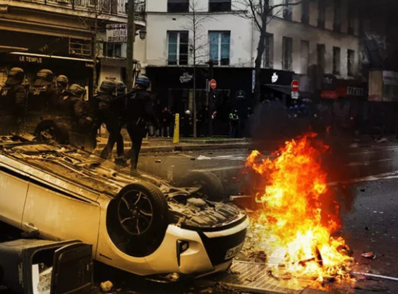 Foto - Fransa'da olaylar büyüyor! Başbakan kriz merkezinde Marsilya yanıyor