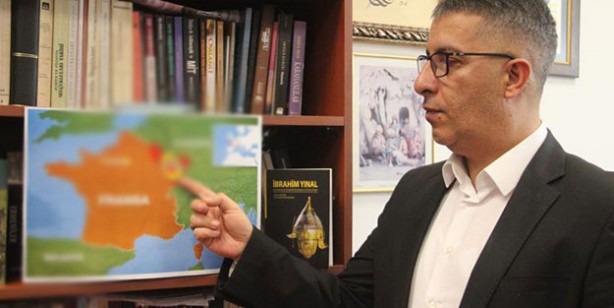 Fransa'nın yeni haritasını paylaştı: Türkiye'den Macron'a gönderdik