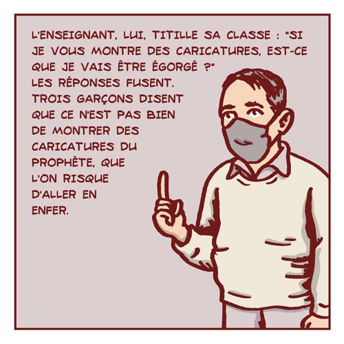 Foto - Fransız yazar 10 yaşındaki çocuklara zulmeden 'Macron utancını' çizdi