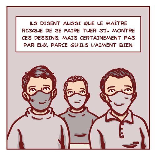 Foto - Fransız yazar 10 yaşındaki çocuklara zulmeden 'Macron utancını' çizdi