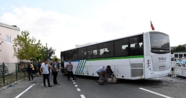 Foto - Freni boşalan otobüs 7 araca çarparak durabildi