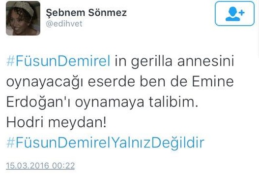 Foto - Füsun Demirel'e destek veren işte o sanatçı müsveddeleri! 