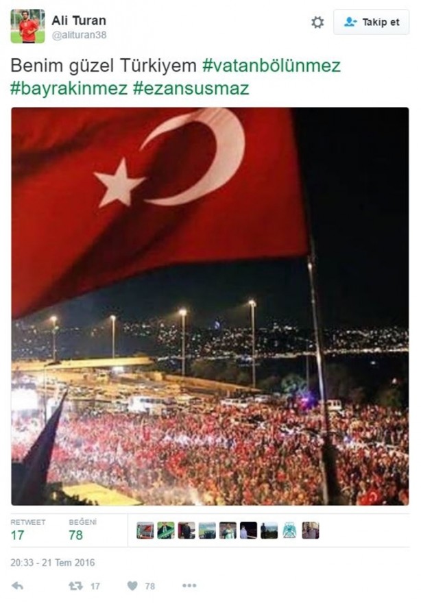 Foto - Futbol dünyası darbeye karşı durdu