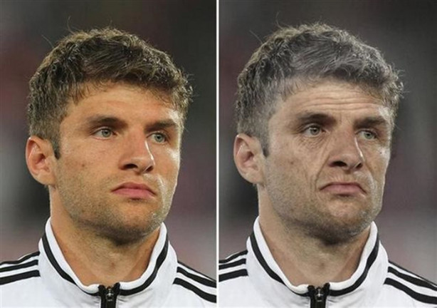 Foto - Futbolcular yaşlanınca böyle gözükecek!