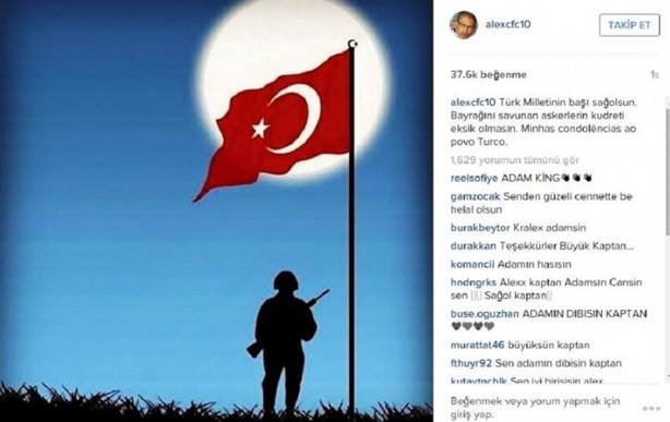 Foto - Futbolculardan hain saldırıya tepki yağdı