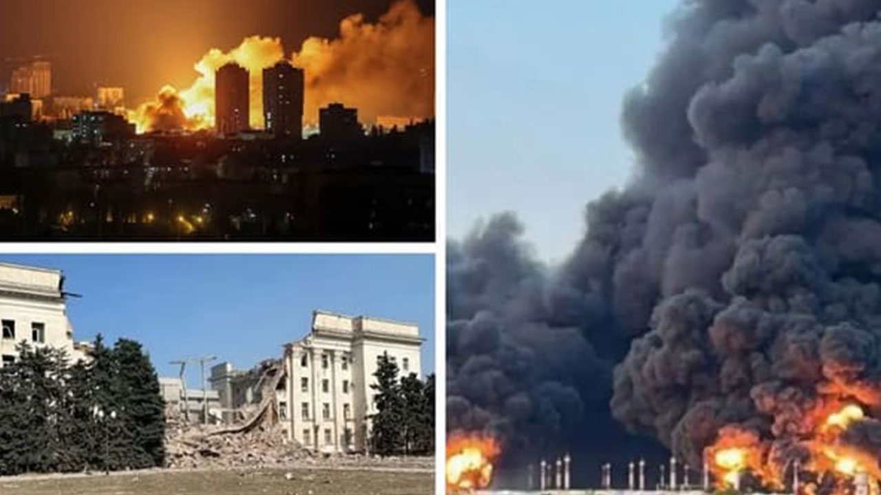 Foto - Beklenmedik saldırı: Füzeler enerji tesislerini vurdu