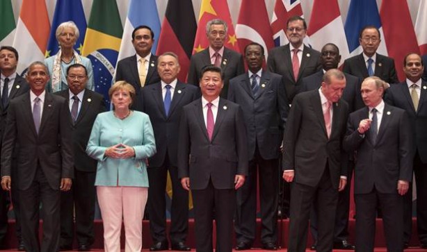 Foto - G20'de dikkat çeken görüntü