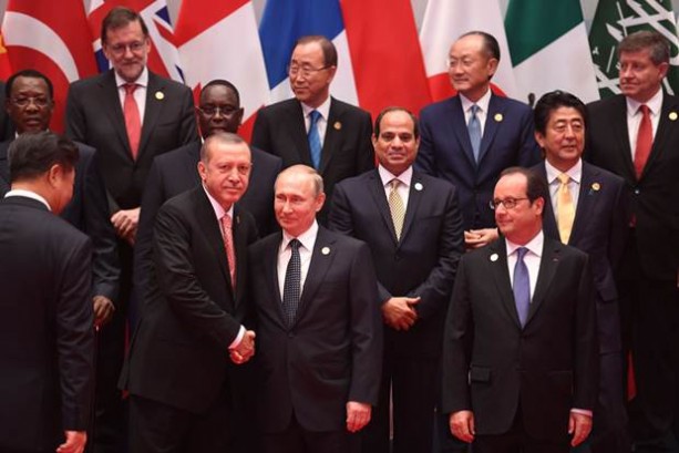 Foto - G20'de dikkat çeken görüntü
