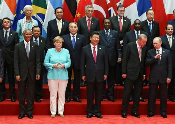 Foto - G20'de dikkat çeken görüntü