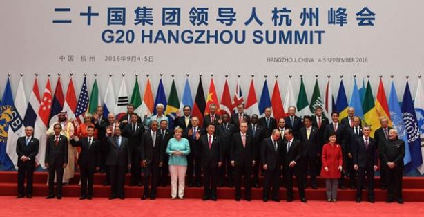 Foto - G20'de dikkat çeken görüntü