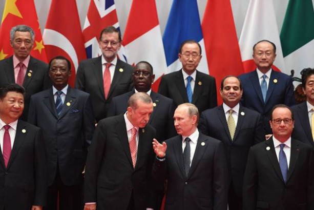 Foto - G20'de dikkat çeken görüntü