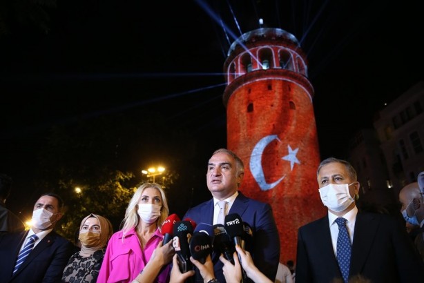 Foto - Galata Kulesi böyle açıldı! Muhteşem görüntüler
