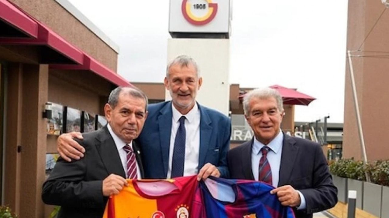 Foto - Galatasaray, Barcelona yönetimini ağırladı: Dev maç öncesi sıcak buluşma
