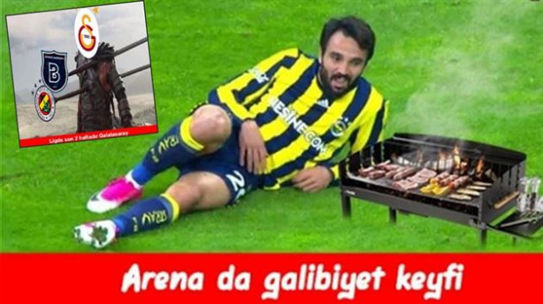 Galatasaray - Fenerbahçe derbisi capsleri