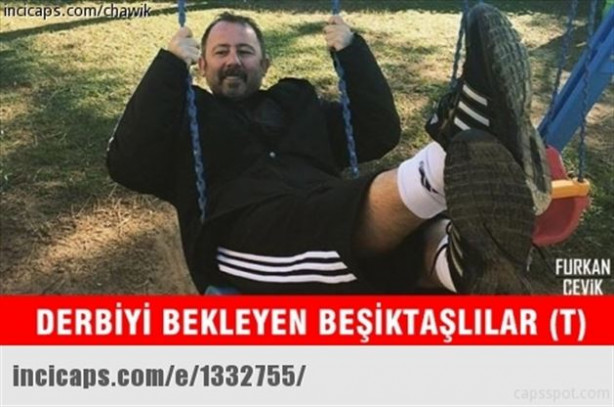 Foto - Galatasaray - Fenerbahçe derbisi capsleri