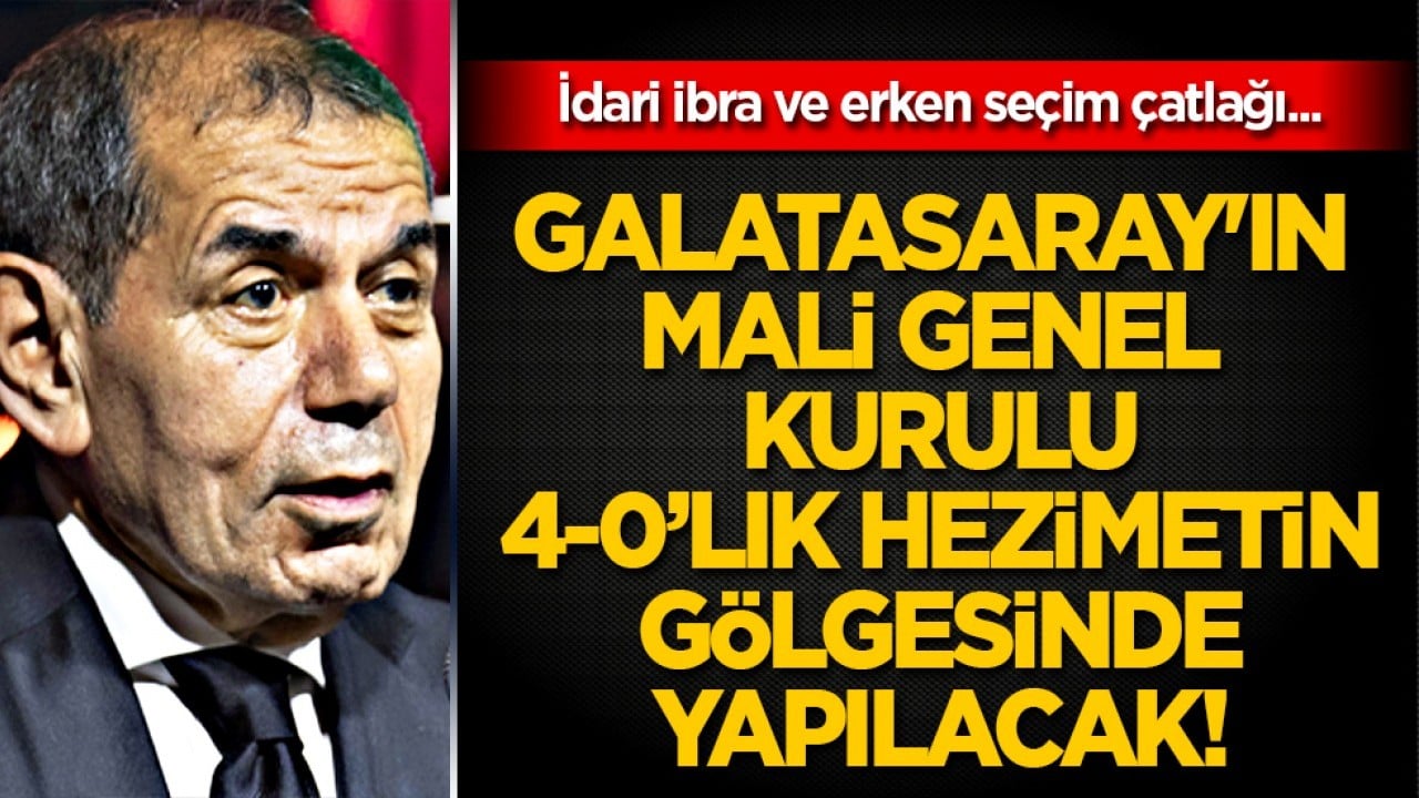 Galatasaray'da 4-0'lık Trabzonspor hezimeti sonrası gözler Mali Genel Kurul'da olacak...