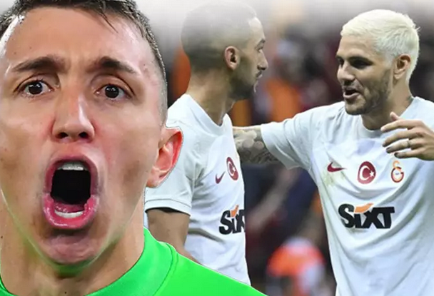 Foto - Galatasaray'da antrenman krizi! Hakim Ziyech'in olay yaratacak hamlesini Muslera son anda önlemiş...