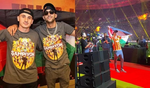 Galatasaray'ın yıldız oyuncularından Filistin'e destek!