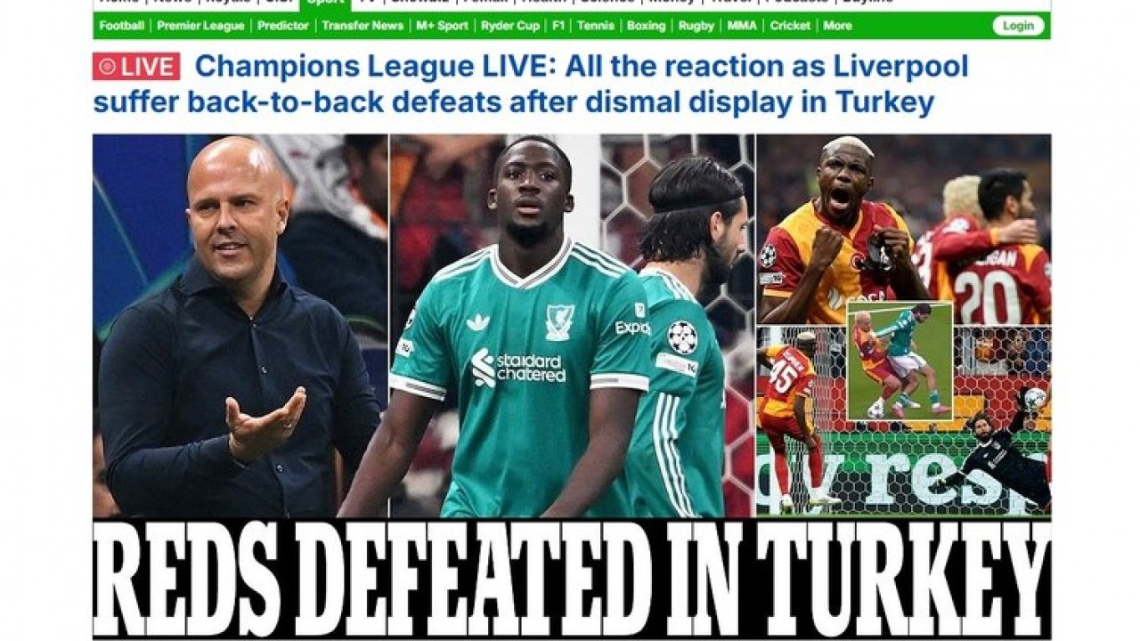 Foto - Galatasaray’ın Zaferi Dünya Basınında: 'Liverpool İstanbul'da diz çöktü'