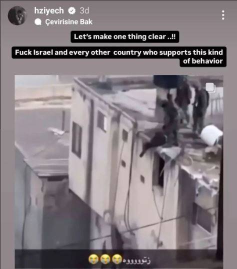 Foto - Galatasaraylı Hakim Ziyech gönülleri mest etti! Soykırım suskunlarına örnek olsun 