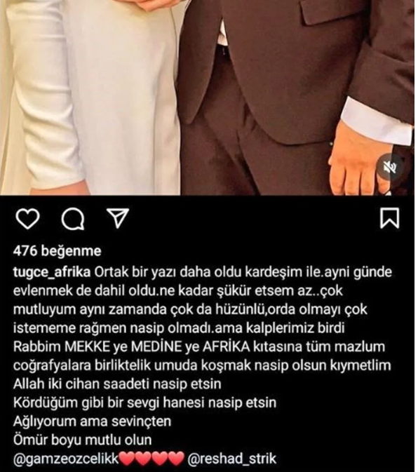 Foto - Gamze Özçelik ile oyuncu Reshad Strik evlendi! İkisi de hayırlı işler peşinde koşuyordu