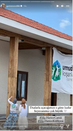 Foto - Gamze Özçelik'ten sevindiren haber! Hz. Hatice diyerek duyurdu